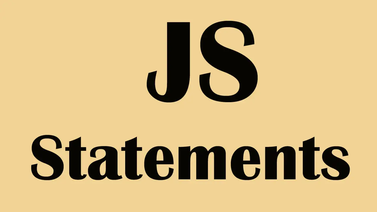 JS Statements