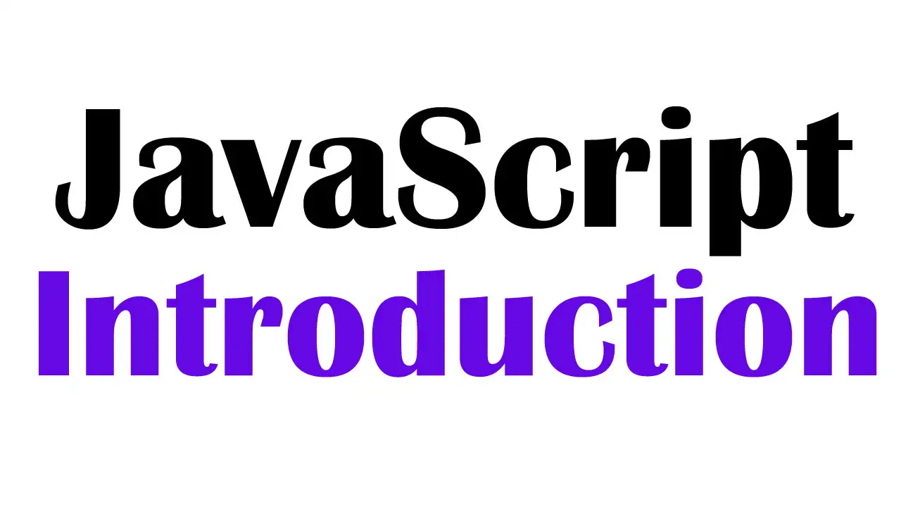 JS Introduction